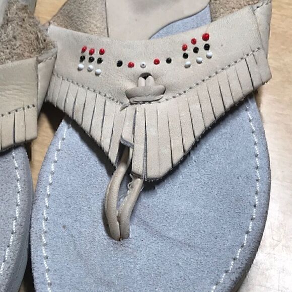 Vintage Candie’s by El Greco Moccasin Sandals Flip Flops - Picture 4 of 12